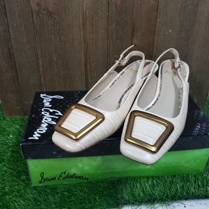 Sam Edelman TANESSA Women's Eggshell Pumps - Size 7M - See Description